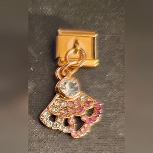 Gold Plated Dangle Italian Charm